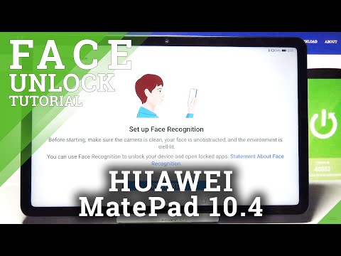 How to Set Up Face Unlock in HUAWEI MatePad 10.4 – Find Biometrics Settings