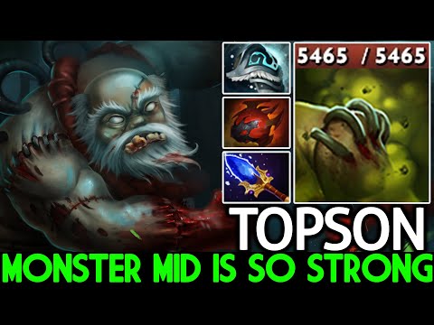 TOPSON [Pudge] New Monster Mid is So Strong Beyond Cancer Dota 2