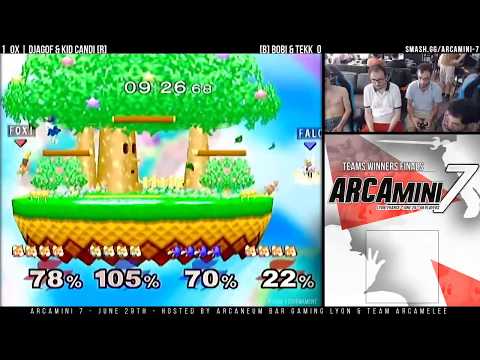 Arcamini 7 - TEAMS Winners Finals - 0x | DjaGoF & Kid Candi [R] VS Bobi & Tekk [B]