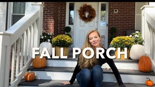 Fall Porch Decor #porchdecor #fallporch #southerngarden