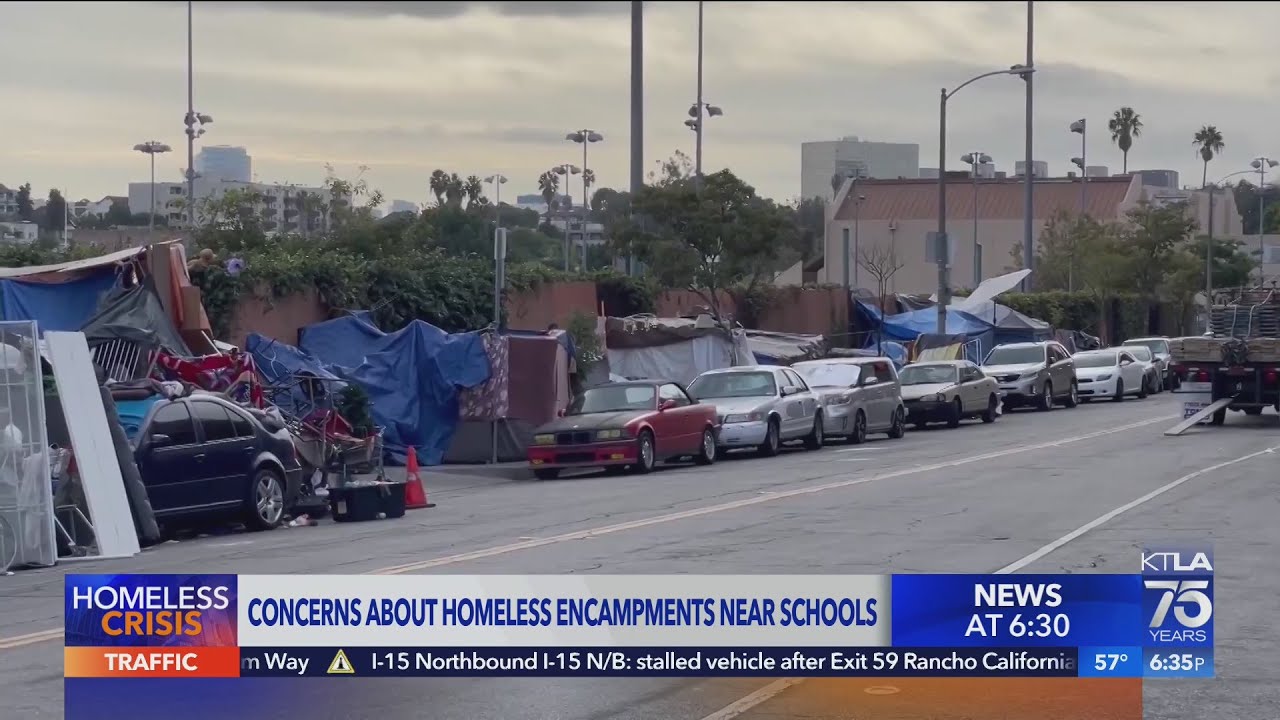 Concerns about homeless encampments near schools