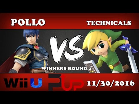 PowerUp | Pollo (Marth) vs. Technicals (Toon Link) - Wii U Winners Round 2 - SOS