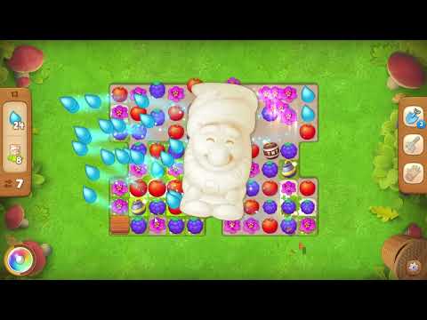 Gardenscapes level 13 No Boosters - 18 Moves 🌱 Gameplay Walkthrough (Android, iOS) Playrix