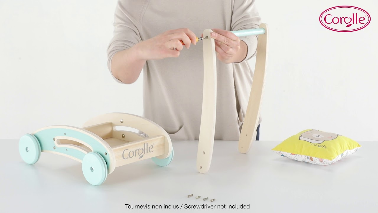 Comment monter le chariot de marche Corolle 