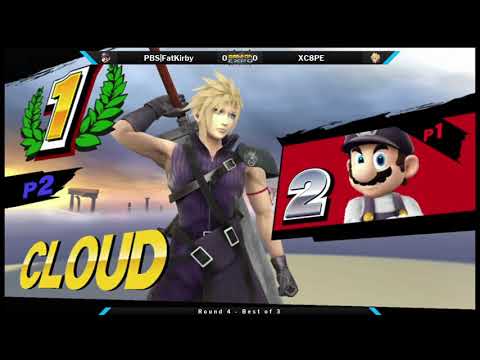 Game On Expo Smash 4 Round 4 - PBS|FatKirby (Mario) vs XC8PE (Cloud)