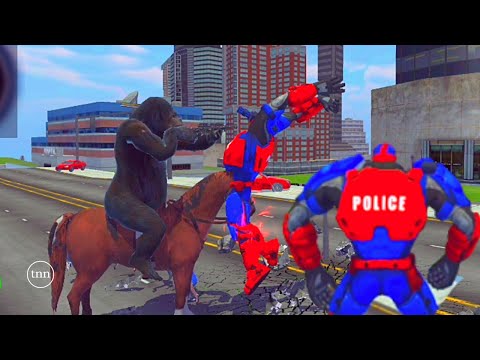 Incredible Monster Robot Super Hero City Rescue Mission || Monster Hero Crime Simulator Gameplay