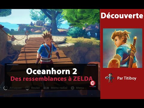 [DECOUVERTE / TEST] Oceanhorn 2 sur Switch avec Titiboy ... Quelques ressemblances avec Zelda ?