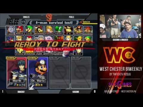 WCS 6/11/2016 Singles: Snacks! (Fox/Marth) vs Kasumi (Doc) - Pools