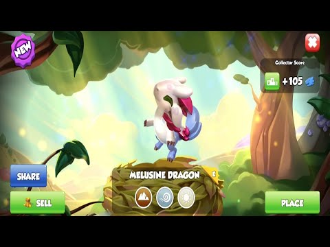 Hatched Melusine Dragon | Dragon Mania Legends | Limited Time Event Dragon