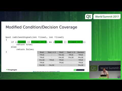 QtWS17 - Test coverage of Qt C++ and QML, Harri Porten, froglogic