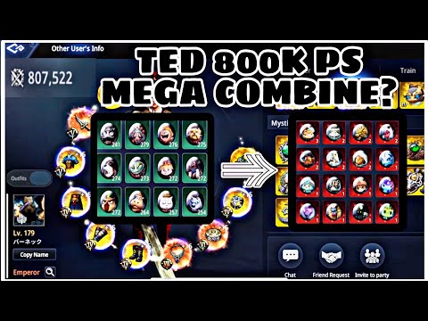 TED-UPDATE 800.000 PS? | MEGA SPIRIT COMBINE | TOP-1-CHARAKTER IN MIR4!