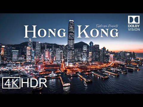 Hong Kong, China 🇨🇳 in 4K HDR ULTRA HD 60 FPS Dolby Vision™ Drone Video