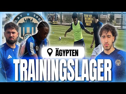 DELAY SPORTS TRAINING CAMP IN EGYPT 🇪🇬 ⚽️ JONAS TUNNELS SIDNEY?!