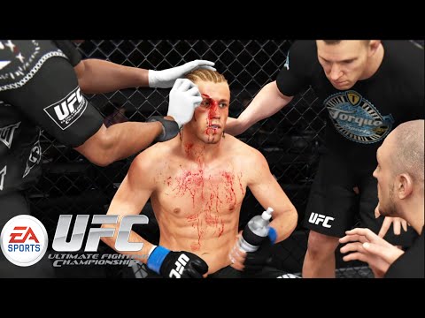 Dominick Cruz vs Urijah Faber - Fight Night Boston UFC Bantamweight Championship  EA UFC Simulation