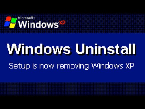 What if you uninstall Windows XP?