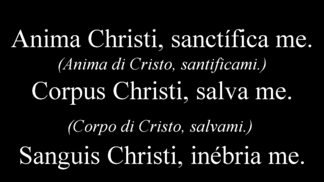 Anima Christi Frisina con testo
