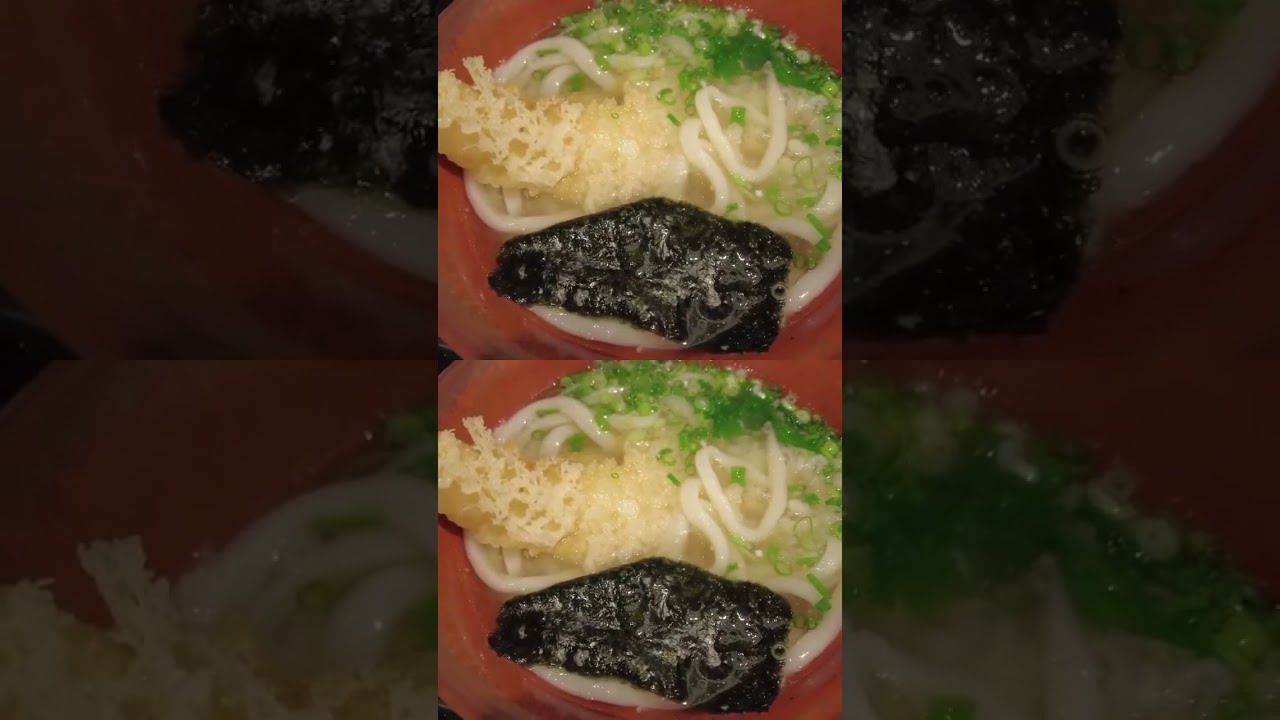 うまい天ぷらうどん　#うどん #天ぷらうどん #shorts