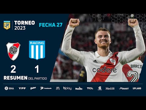 #Torneo2023 | Fecha 27 | resumen de River - Racing