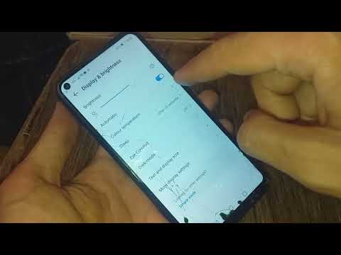 Auto brightness off en Huawei p40 lite e