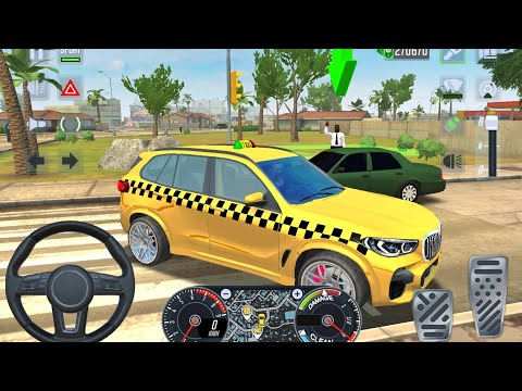 4x4 BMW X5 Uber Driving In Miami: Taxi Game - Car Game Android Gameplay
