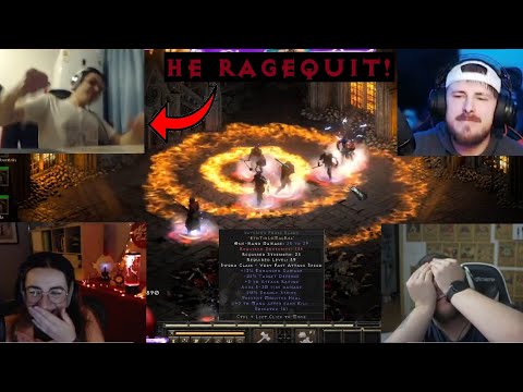 D2R CLIPS #24 - HC DEATHS, UBER-VIRGIN STREAMER, HE RAGEQUIT, ARCANE DISCO, NEW MAP BUG & MORE!