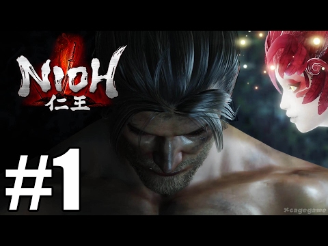 Nioh Gameplay Walkthrough Part 1 - First 80 Minutes - First Boss - PS4 Pro