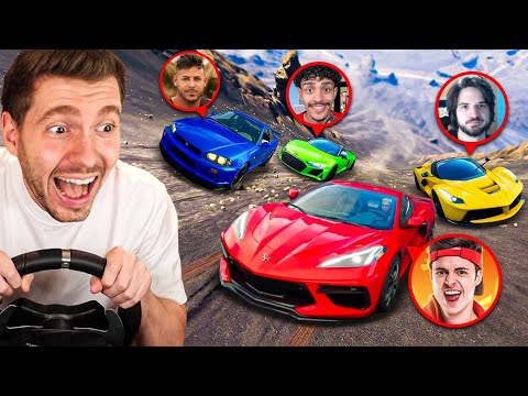 FUGA com carros de YOUTUBERS no The Crew Motorfest!