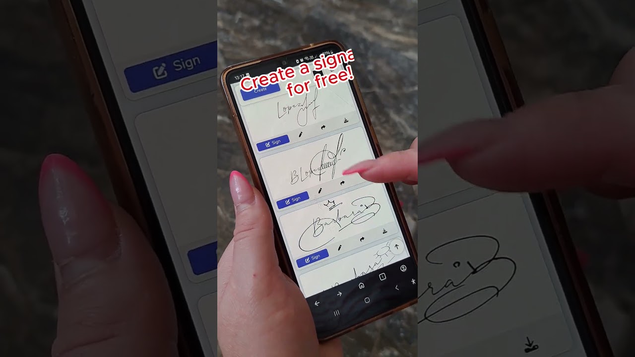 Create a signature for free!