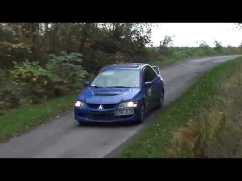 Piotr KUDŁACZ / Adrian WODZISZ - Mitsubishi Lancer EVO - KJS "Super Oes Brzostek" 22-10-2017