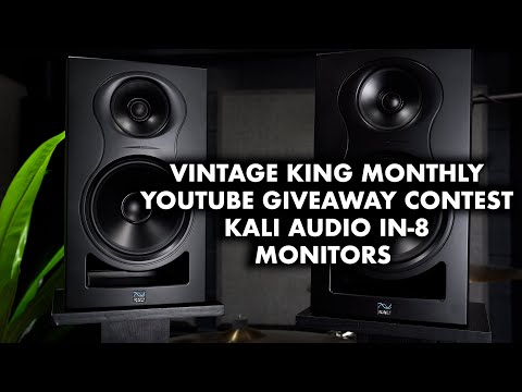 Win A Pair Of Kali Audio IN-8 Monitors From Vintage King