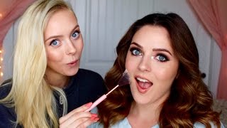 Brown Smokey Eye Feat. My Sister! | Cosmobyhaley