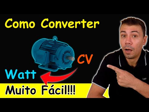 Como CONVERTER CV em WATTS (Potência Mecânica em Potência Elétrica)!!!