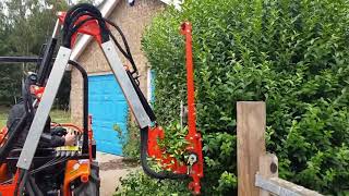 Compact Tractor Hedge Cutter 2.5m reach | Tractor Hedge Cutters For Sale | New EXCLUSIVE Farm Master