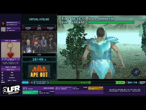 Virtual Hydlide en 44:43 (100% Saturn) [AGDQ2019]