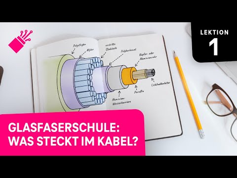 Glasfaser-Schule der Telekom: Was steckt im Glasfaserkabel? (1)