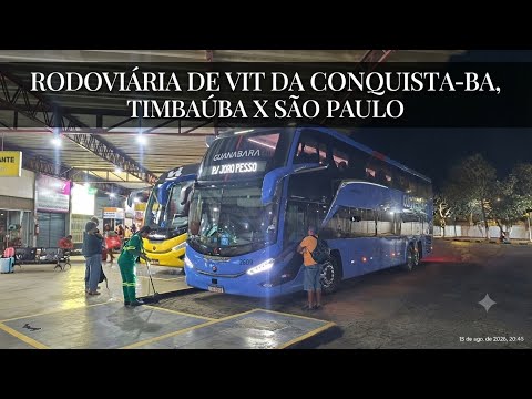 Vitória da Conquista-BA,Troca de Motorista, ITAPEMIRIM G8 60546, Timbaúba-Pe para São Paulo 