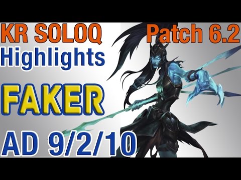 SKT T1 Faker - Kalista vs Ezreal - S6 Kr LoL Ranked Highlights #21