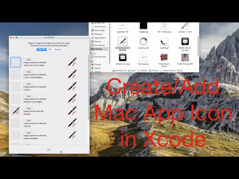Create/Add Mac App Icon in Xcode