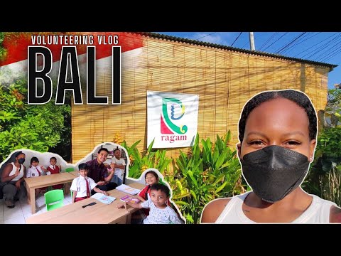 Volunteering in Bali Indonesia Ragam Community Service #solotravelvlog