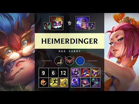 Heimerdinger Carry vs Yunara - EUW Grandmaster Patch 25.17
