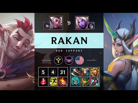 Rakan Support vs Soraka - NA Master Patch 25.06