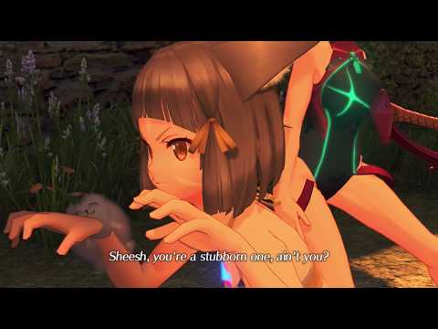 Xenoblade Chronicles 2 Swimsuit Edition Cutscene 018 - Resonance Is a Mysterious Thing