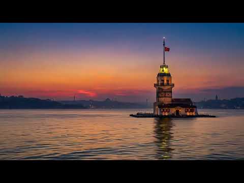Istanbul: Maiden's Tower Soft Sunset & Sea Waves