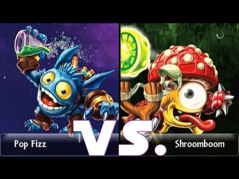 Skylanders Giants Pop Fizz (15) vs. Shroomboom (15) Lets Play Duellmodus (German/Deutsch)
