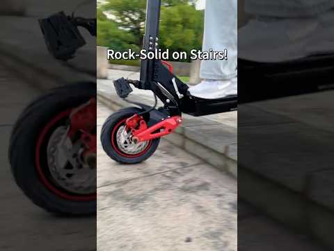 J15 Electric Scooter Test — Dual Suspension Smoothly Conquers Stairs! 🛴🔥