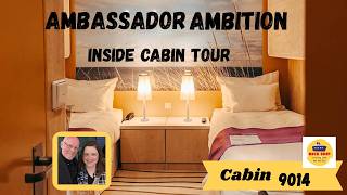 A quick tour of our INSIDE CABIN onboard AMBASSADOR AMBITION cruise ship #cabintour #insidecabin