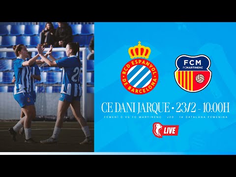 🔴 LIVE | ⚽️ Femení C 🆚 FC Martinenc | J20 | 1a Catalana Femenina | #EspanyolMEDIA #RCDEFem #La21