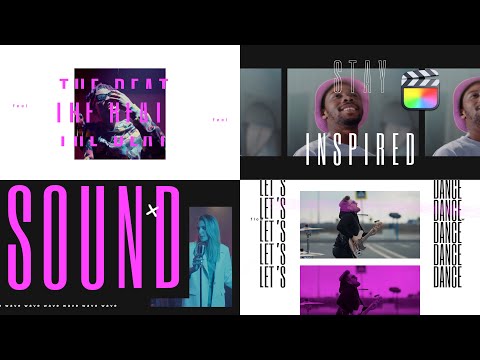 Music Vibes Modular Template for Final Cut Pro — MotionVFX