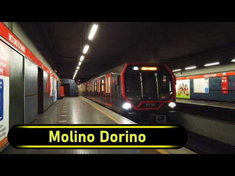 Metro Station Molino Dorino - Milan 🇮🇹 - Walkthrough 🚶