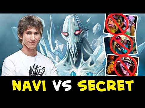 NaVi first REAL TEST vs Secret — Dendi mid AA vs 10 slot Alchemist